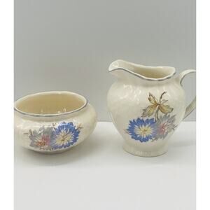 Ambassador Ware Vintage SOHO Pottery Creamer Sugar Set England
